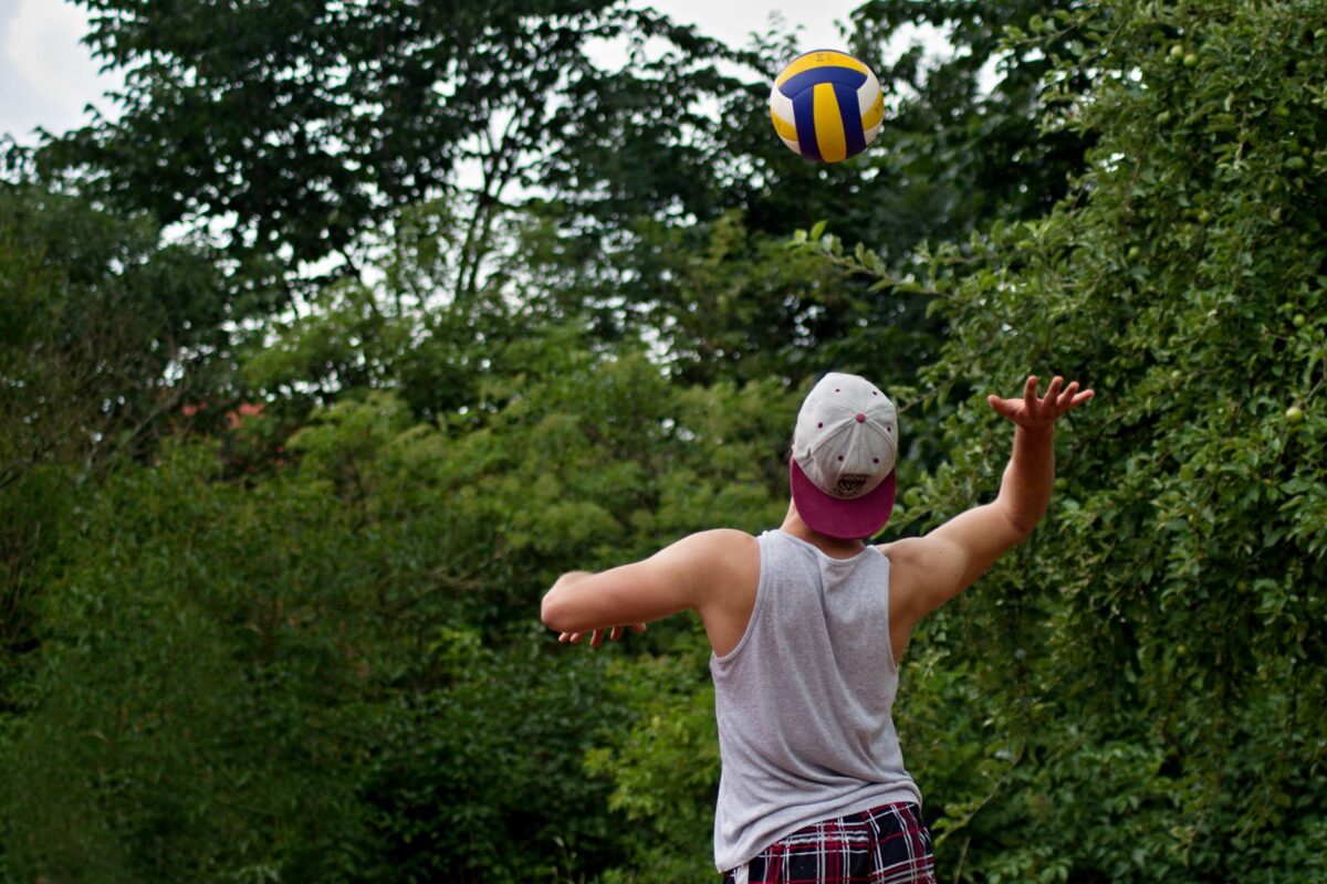 volley ball cameroun renversé dynamique
